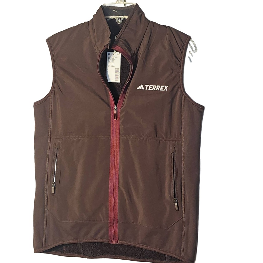 NWT Adidas Terrex Womens Brown Hiking Vest Small - SAMPLE